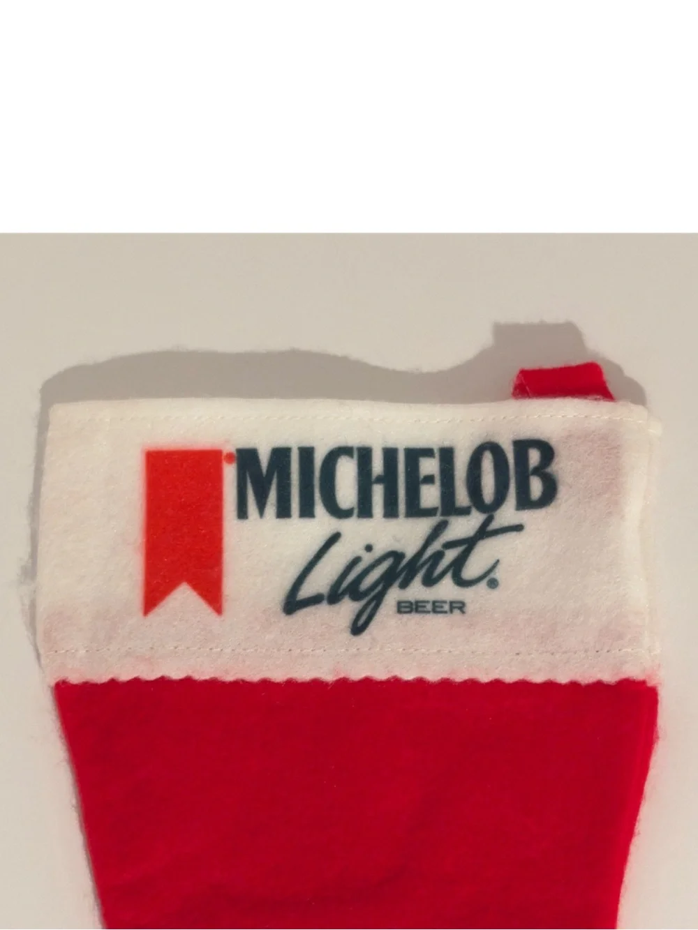 Rare Vintage Michelob Beer Christmas Promo Stocking Set of 4 Classic Dark Light